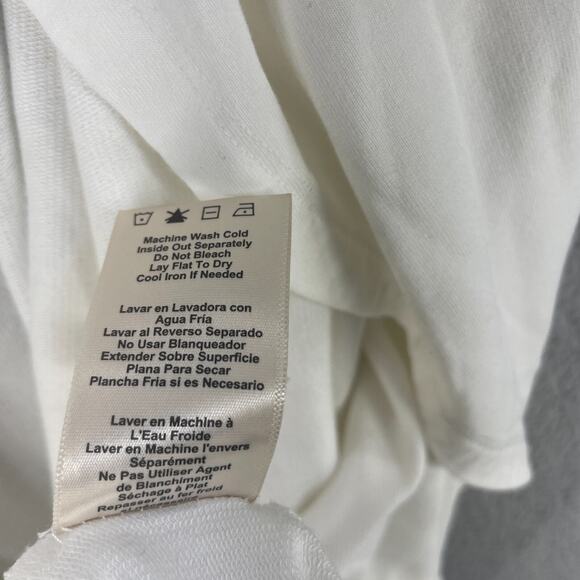 UGG Womens Cardigan Sweater Sz Medium / Large Cream Soft Stretch Lagenlook - Picture 8 of 13